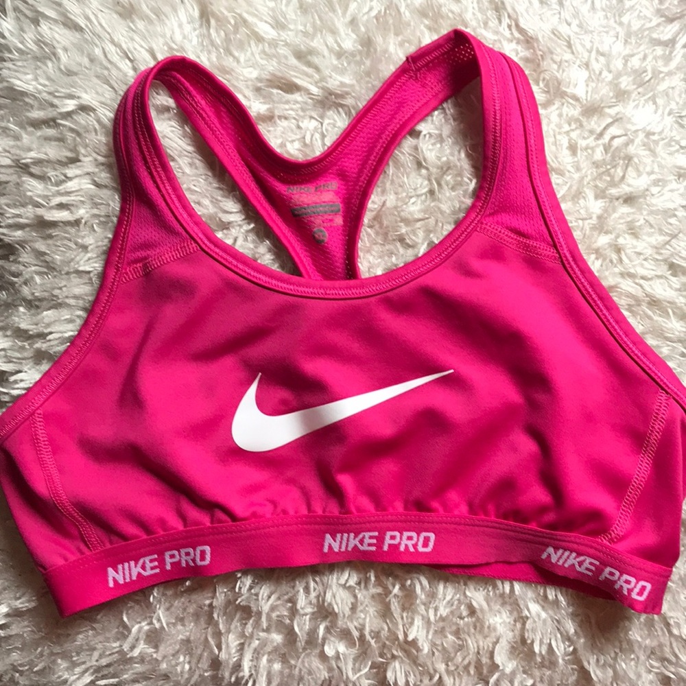 Pink Nike Sports Bra